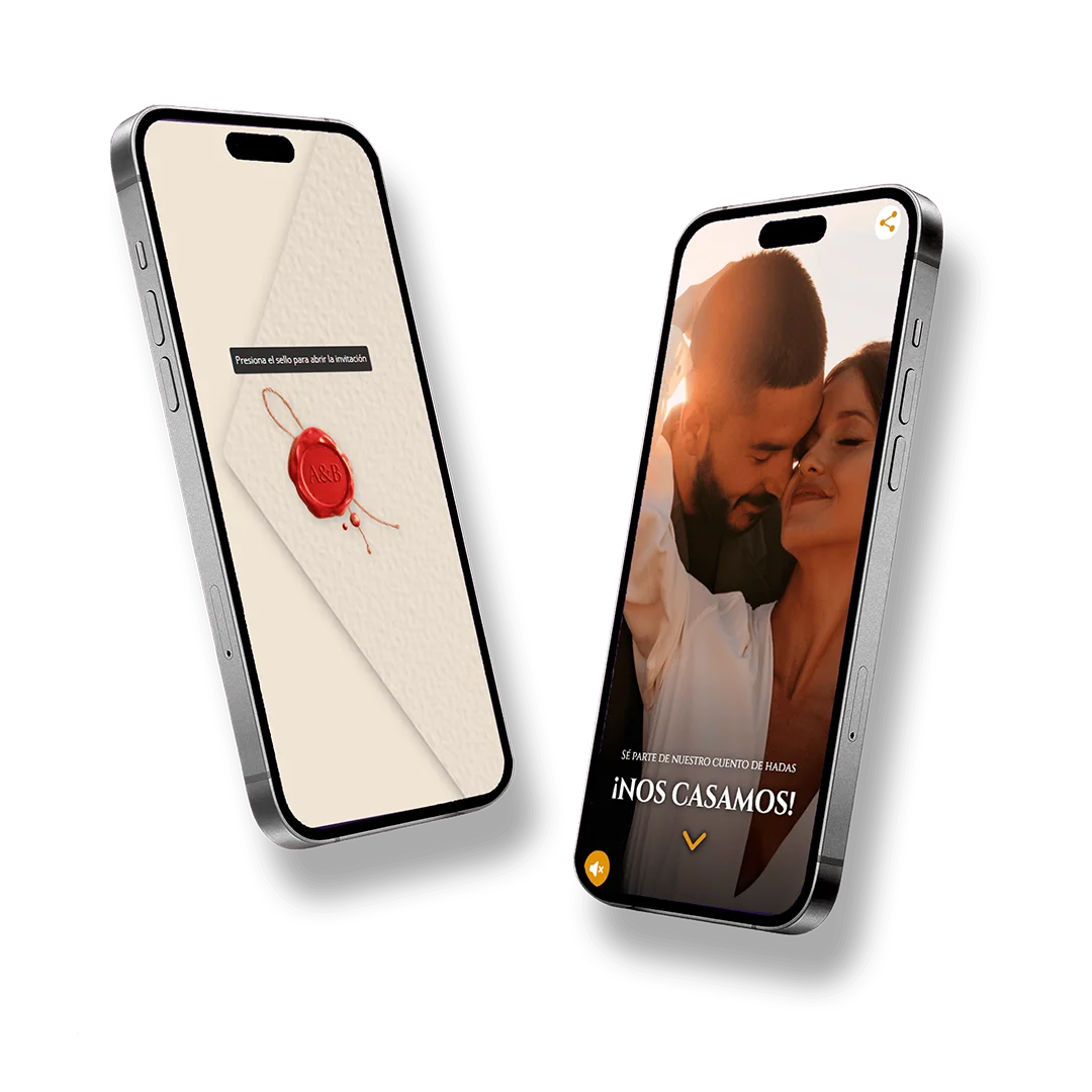 Muestra de invitación digital